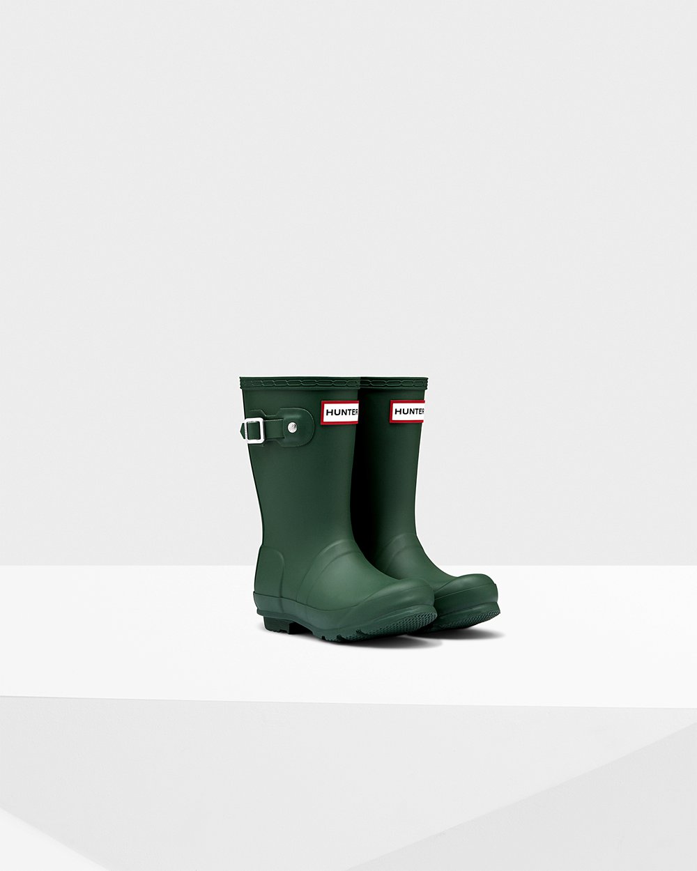 Kids Rain Boots - Hunter Original Little (89MKBITXP) - Green